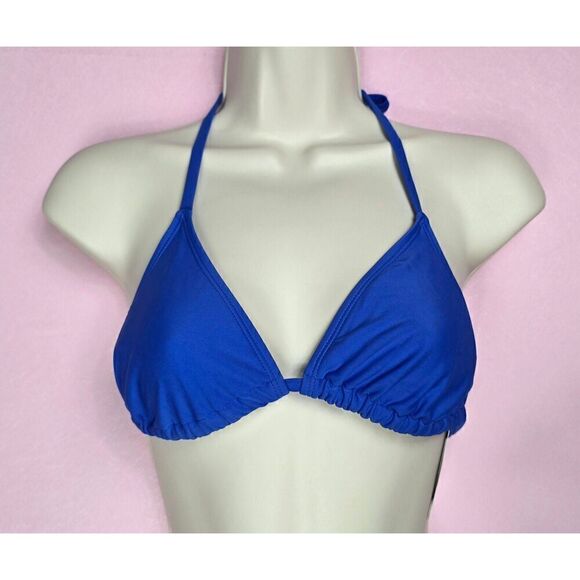 Wild Fable Blue Triangle Adjustable Bikini Top XS Jrs. - Picture 1 of 3